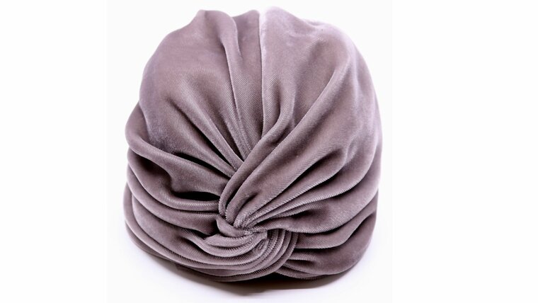 jos van dijck deluxe turban velvet grey