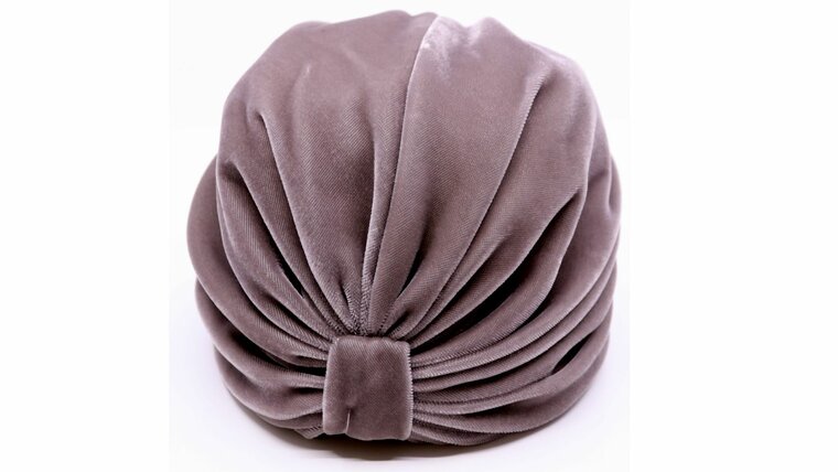 jos van dijck deluxe turban velvet grey