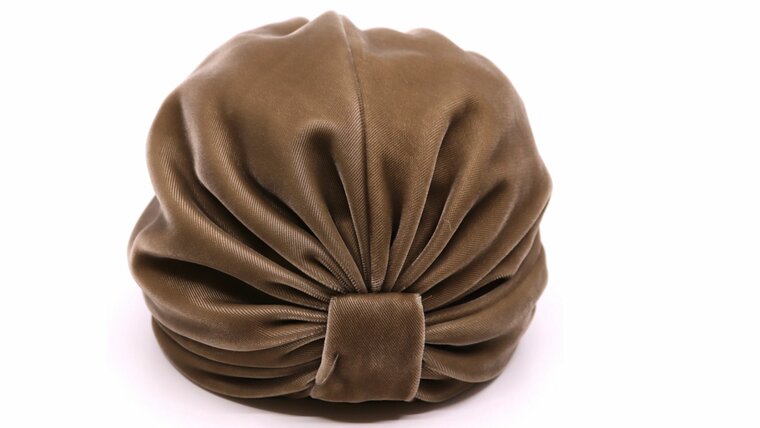 jos van dijck deluxe turban velvet sage green