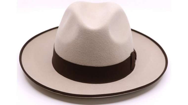 panizza fedora aosta bies haarvilt beige en bruin