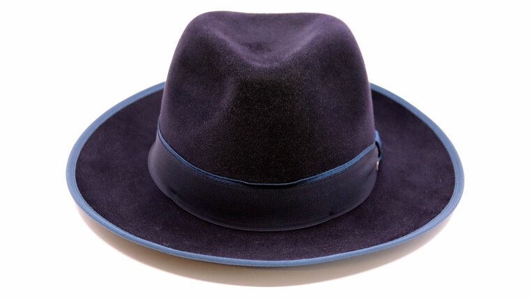 panizza fedora matera 00 bies premium haarvilt navy