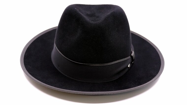 panizza fedora matera 00 bies premium haarvilt zwart