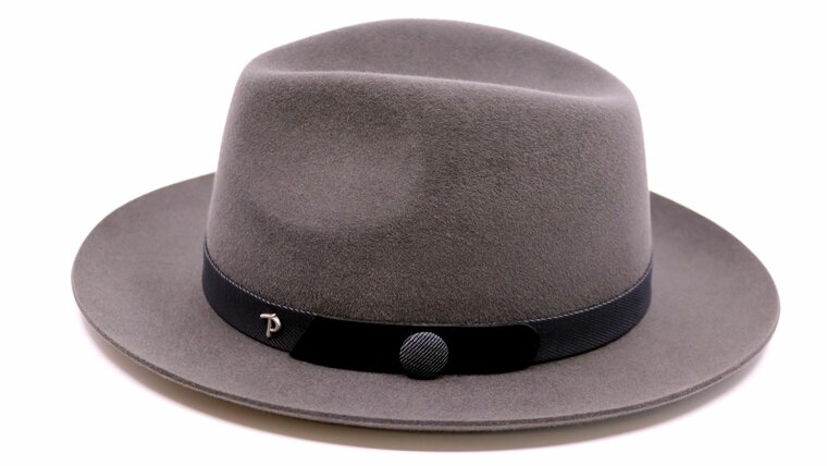 panizza fedora modena 01 premium haarvilt grijs