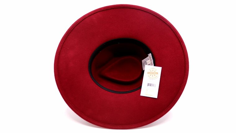 brixton joanna fedora wool felt island berry