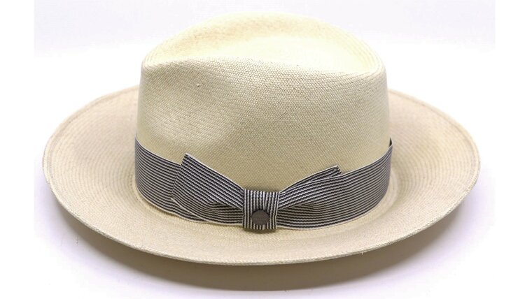 vintimilla fedora montecristi panama naturel stripes