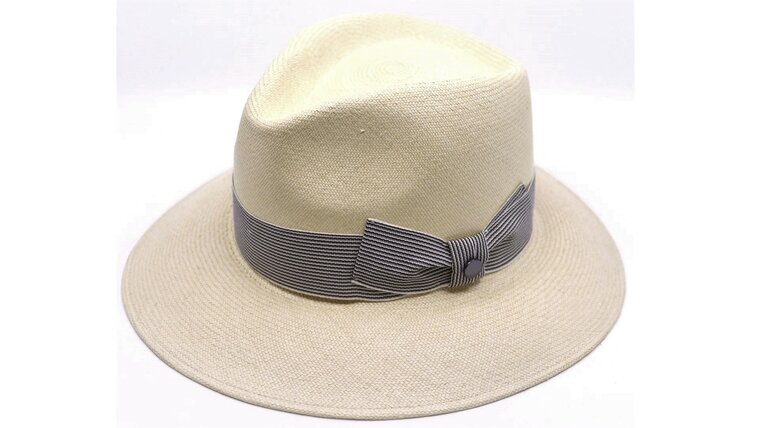 vintimilla fedora montecristi panama naturel stripes