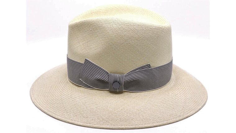 vintimilla fedora montecristi panama naturel stripes