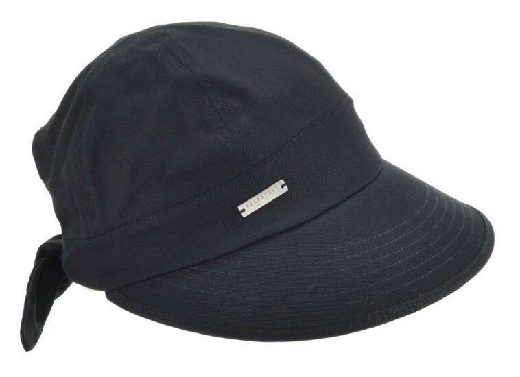 seeberger visor cap katoen black