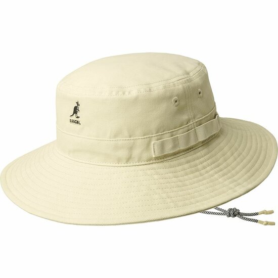 kangol utility cords jungle hat bucket cotton beige