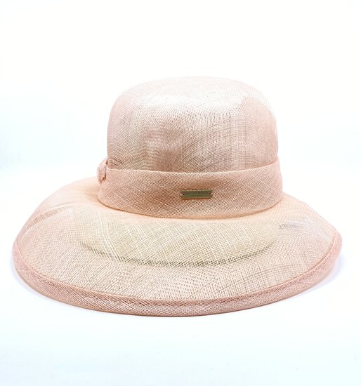 seeberger occasion hat knot sinamay pink