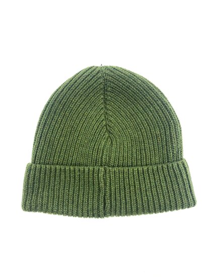 fiebig dockermuts beanie cable knit olive green