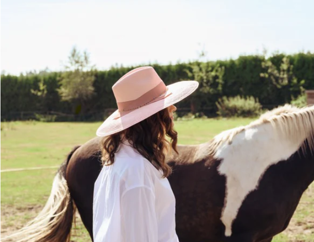 bronte fedora antonia panama pink