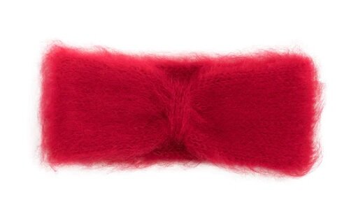 babymoh haarband mohair lipstick red