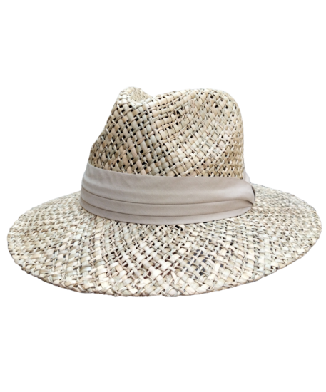 seeberger fedora dessin seagrass natural linnen