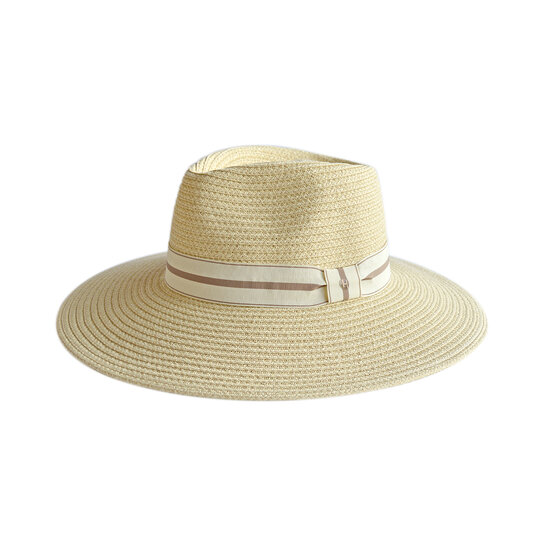 house of ord summer fedora carla wide brim flexibraid natural