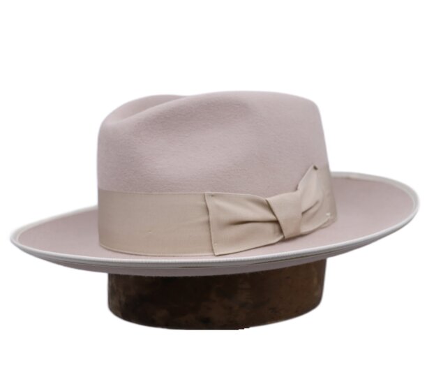 Jose Signes Fedora Gaudi Haarvilt Bies Bone