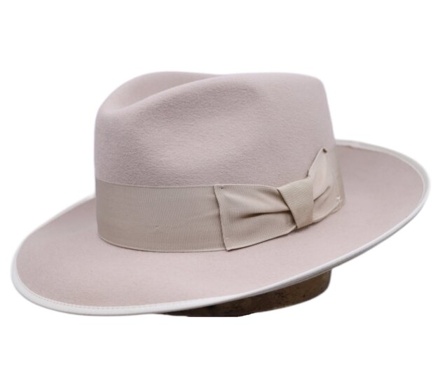 Jose Signes Fedora Gaudi Haarvilt Bies Bone