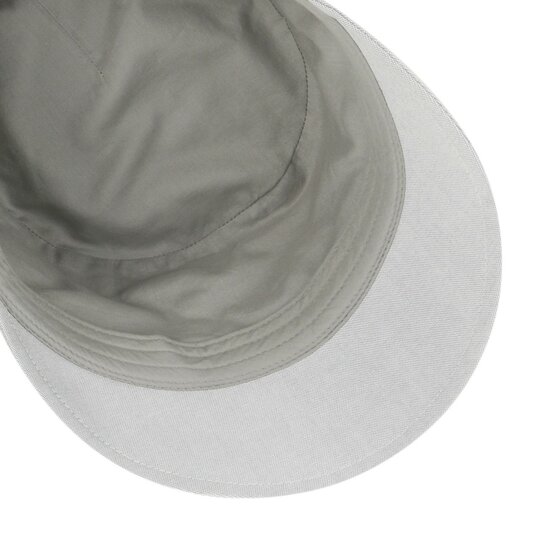 seeberger softcap chambray katoen smoke grey