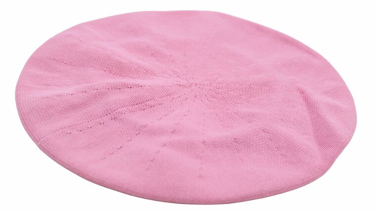 parkhurst knitted baret katoen candy pink