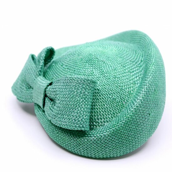 jos van dijck occasion fascinator pillbox bow visca lichtgroen