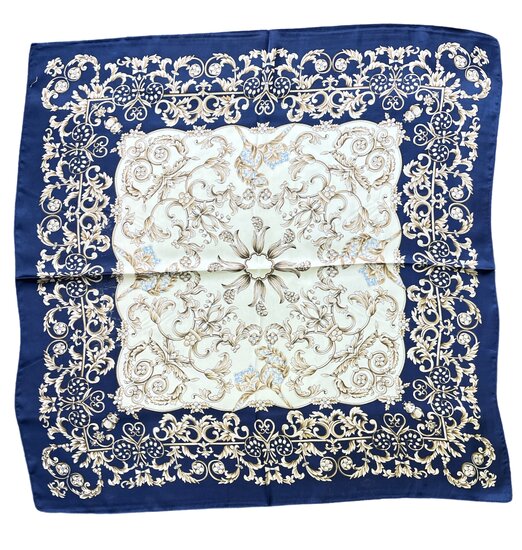 onkar neckerchief po little bear navy and beige