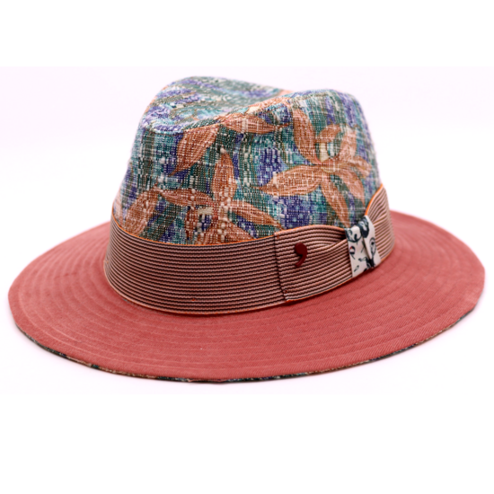 alfonso d este fedora potenza cottonmix babyrib floreale blush