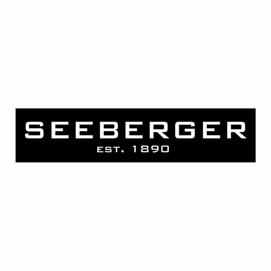 seeberger visor cap katoen papierstro black