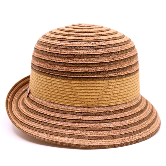 bedacht zomer cloche ethel canapamix camel en bruin