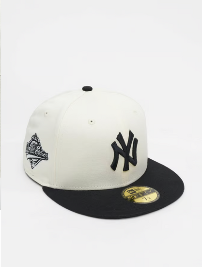 new era baseball cap championship 59fifty new york yankees 1996 white black 