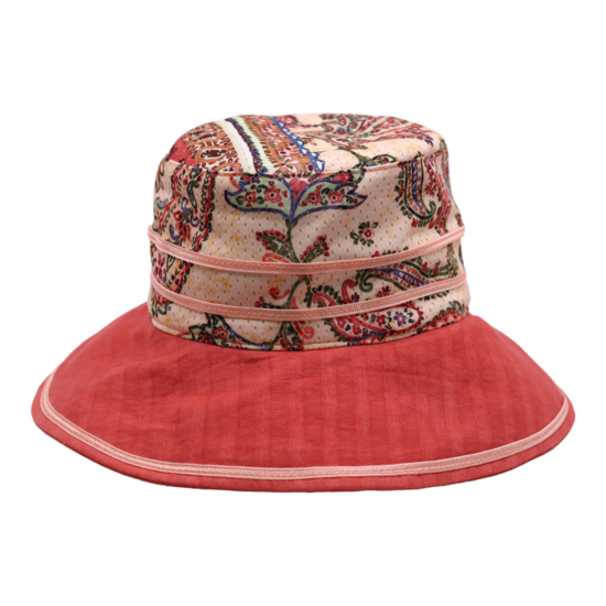 alfonso d este zomerhoed gilda polyester floral paisley blush