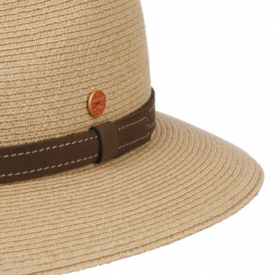 mayser fedora mathis raffia bandstro naturel