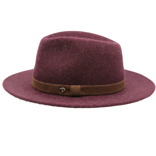 panizza fedora aquila ruig haarvilt bordeaux