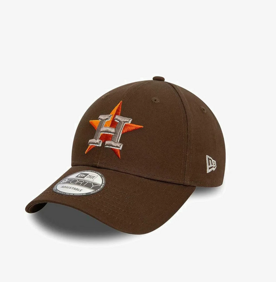 new era baseball cap 9forty houston astros 50th anniversary walnut 