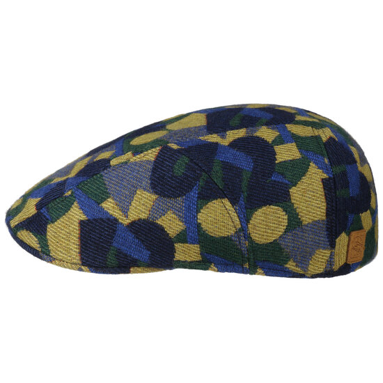 stetson x the feebles ivy cap wool mix shapes navy green