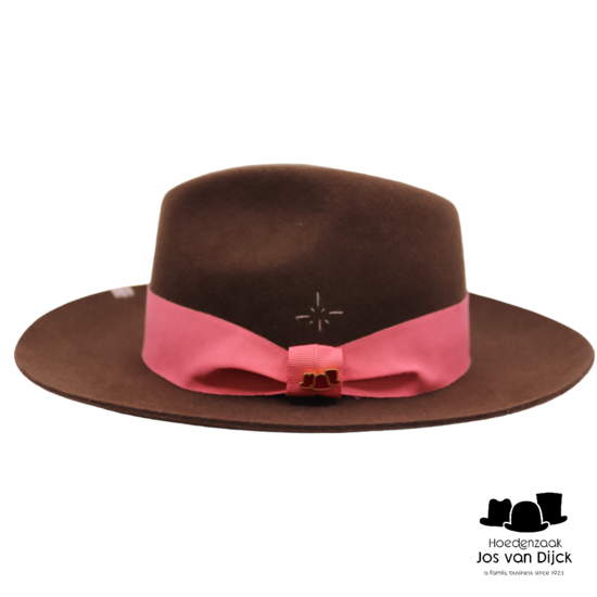 bespoke panizza fedora haarvilt pink autumn