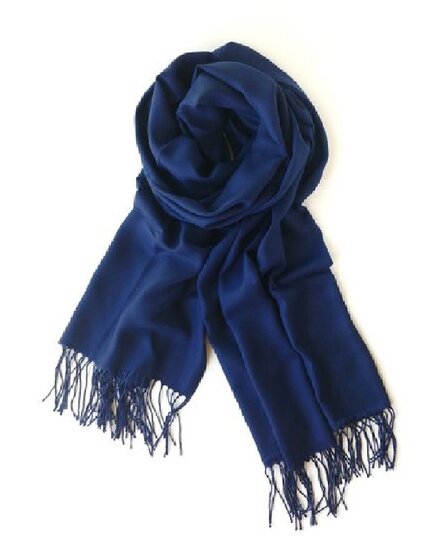 onkar pashmina viscose donker blauw