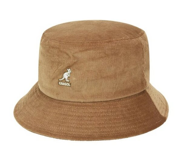 kangol bucket hat corduroy wood