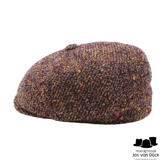 alfonso deste kyoto newsboy cap alpaca wolmix spikkel taupe 