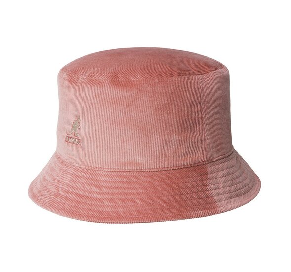 kangol bucket hat corduroy blush