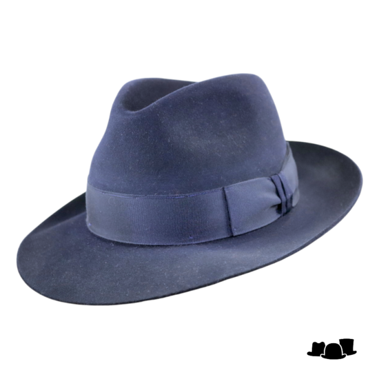 mayser alicante fedora haarvilt navy