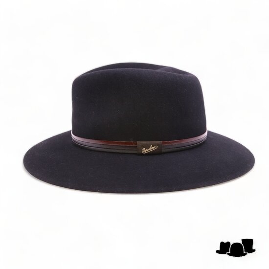 borsalino country tricolor band haarvilt black