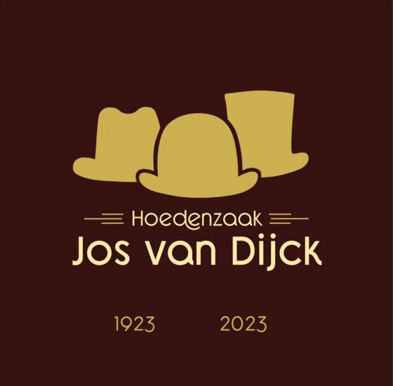 jos van dijck pork pie vegan leather zwart