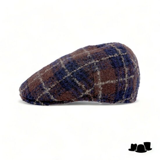 portaluri ivy pet crossover boucle tartan blauw bruin