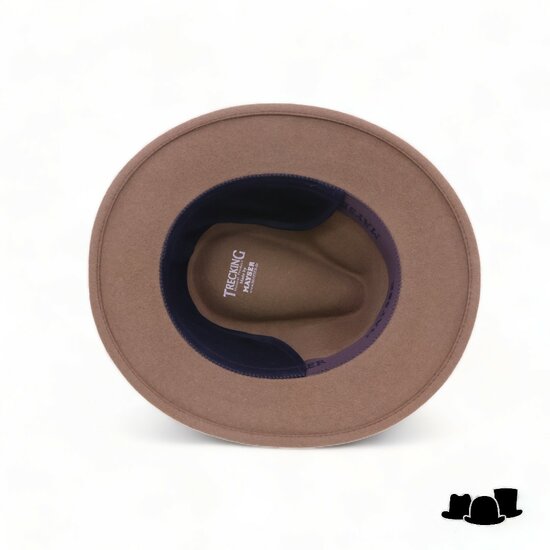 mayser punta fedora met oorklepen wolvilt camel