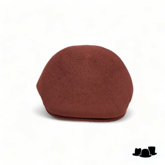 kangol flatcap 507 seamless tropic mahogany