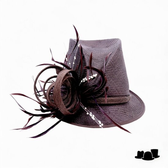 whiteley occasion trilby parasisal krul veren mocha