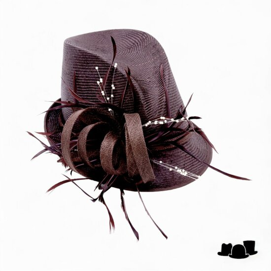 whiteley occasion trilby parasisal krul veren mocha