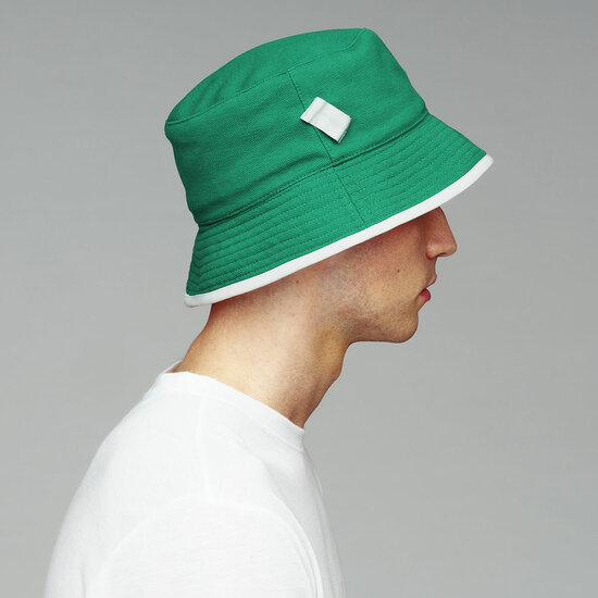 kangol golf reversible bucket green white