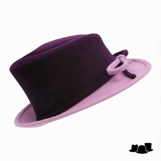 whiteley occasion hat velour juniper orchid