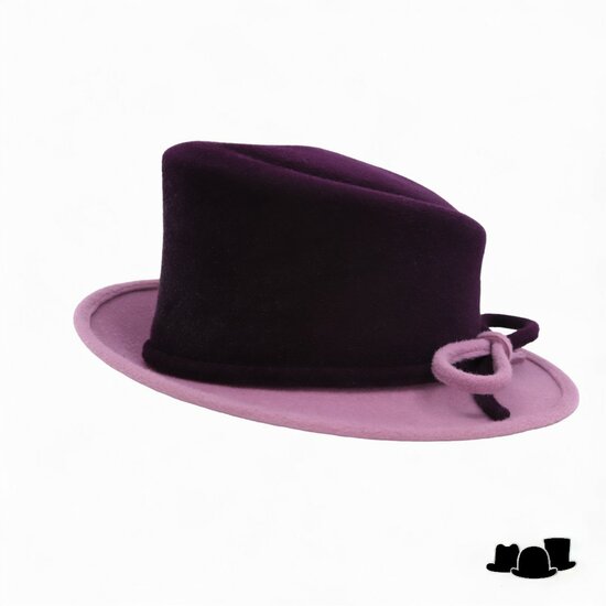 whiteley occasion hat velour juniper orchid